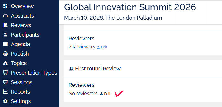 Adding reviewers to a cycle