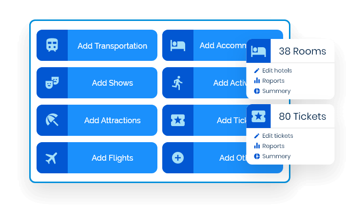 Pre-event and post-event addons